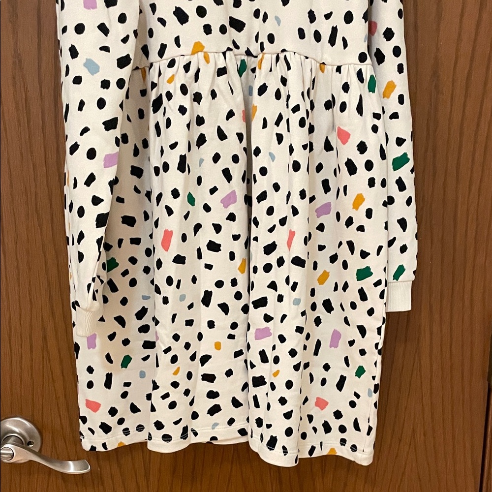 Hanna Andersson NWOT Girls Size 12 Multicolor Patterned polka dot Casual Dress - Picture 11 of 11